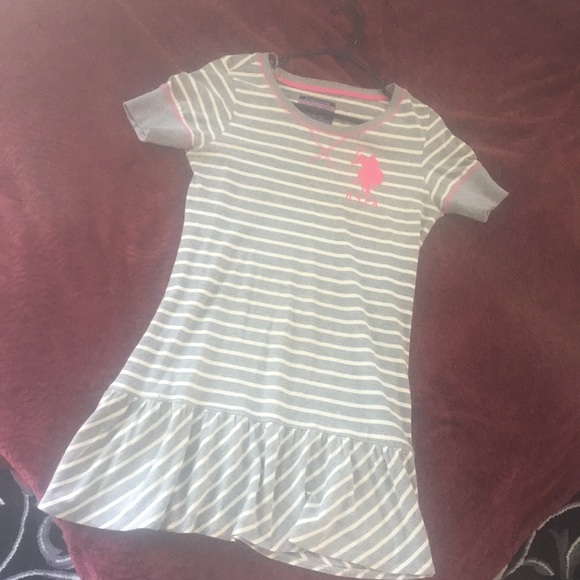 Polo Assassin Striped Pink Dress - Picture 1 of 1